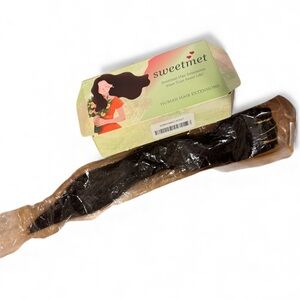 Sweetmet Human Hair Extensions Rand new in box dark brown